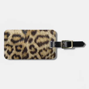 Spotted Leopard Skin Luggage Tag