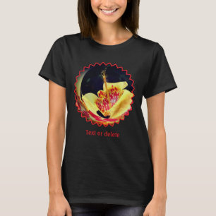 Spotted Lily Floral Abstract Personalized T-Shirt