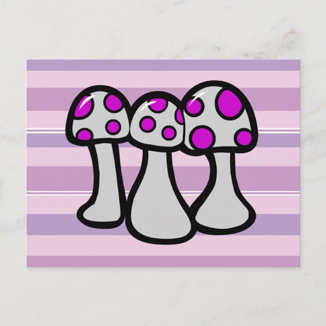 Spotted Mushroom Postcard (Front)