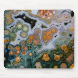 Spotted Ocean Jasper Mouse Pad