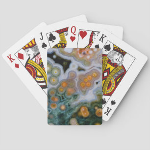 Spotted Ocean Jasper Playing Cards