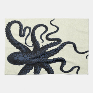 Spotted Octopus Tea Towel