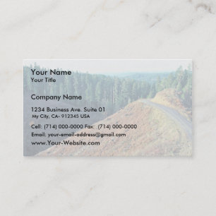 Spotted Owl Habitat Clear-cutting Business Card