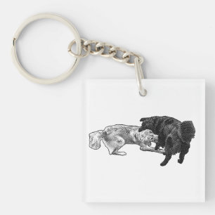 Spotted Pals, Pocket Art Key Ring