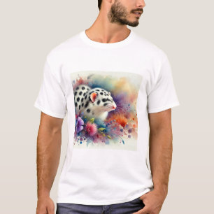 Spotted Ratina in Watercolor 030924AREF134 - Water T-Shirt