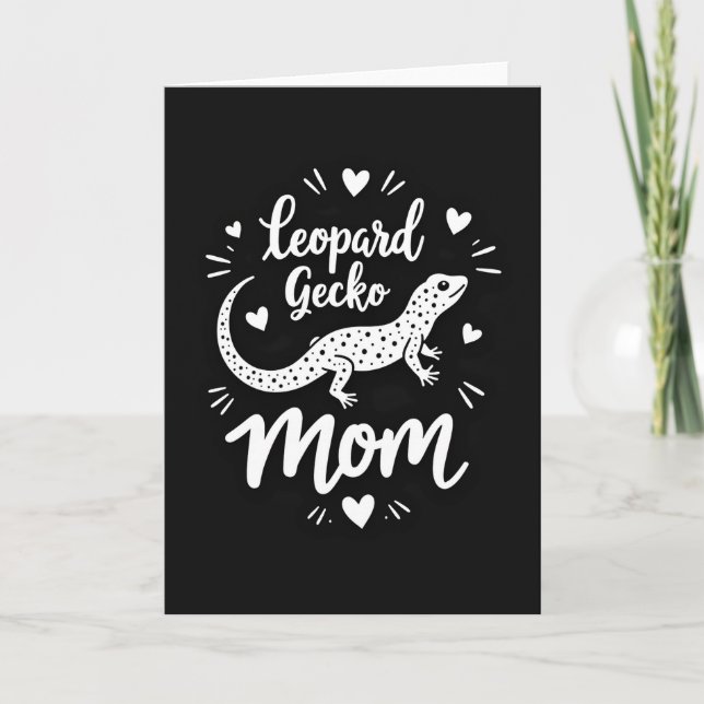 Spotted Reptile Mothers Day Card (Front)