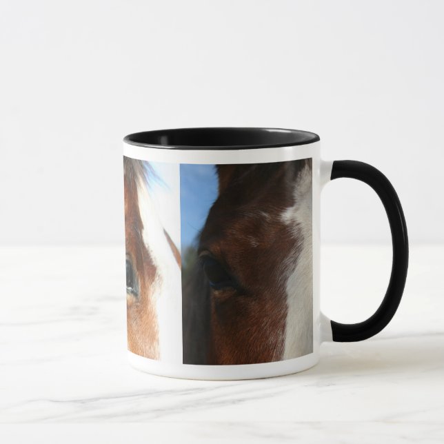 SPOTTED SADDLE HORSE MUG (Right)