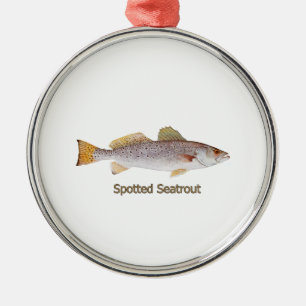 Spotted Seatrout Metal Tree Decoration
