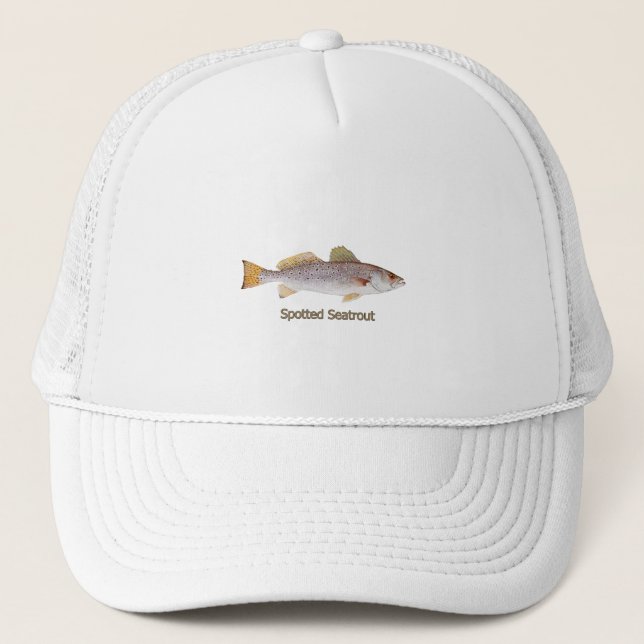 Spotted Seatrout (titled) Trucker Hat (Front)