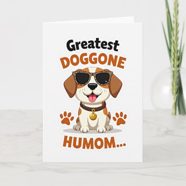 Spotted Shades Canine Card (Front)