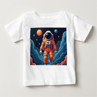 Spotted Spaceman Baby T-Shirt