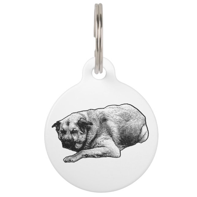 Spotted Tag, Soft Tracker Pet Tag (Front)