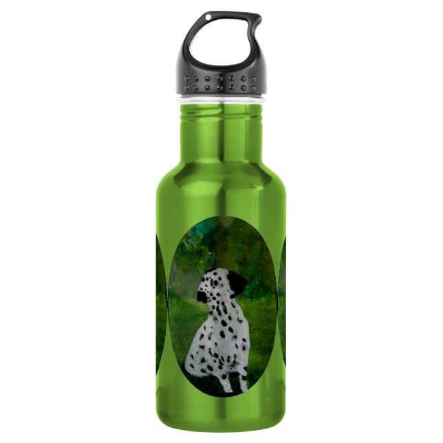 Spotty Dog Art Dalmatian 532 Ml Water Bottle (Front)