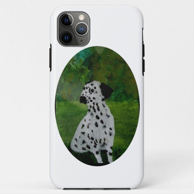 Spotty Dog Art Dalmatian Case-Mate iPhone Case (Back)