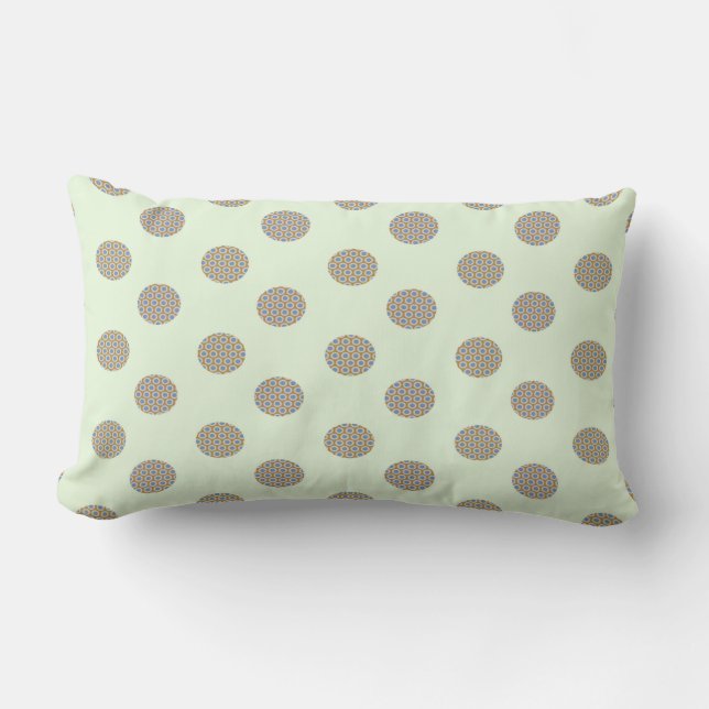 Spotty Dots Lumbar Cushion (Front)