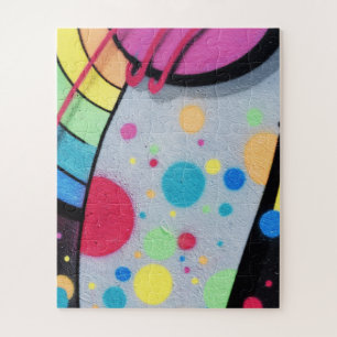 spotty graffiti jigsaw puzzle