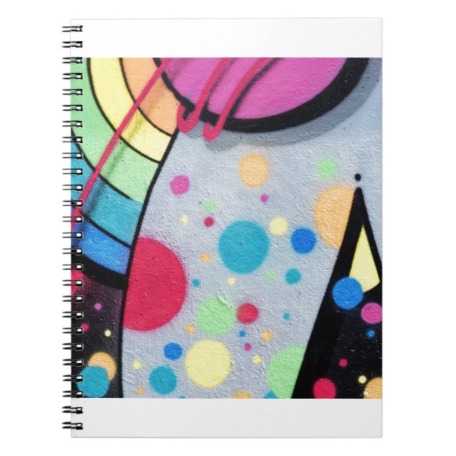 spotty graffiti notebook (Front)