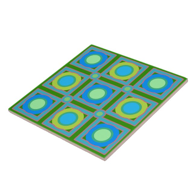 Spotty Hyacinth HT Ceramic Tile (Side)