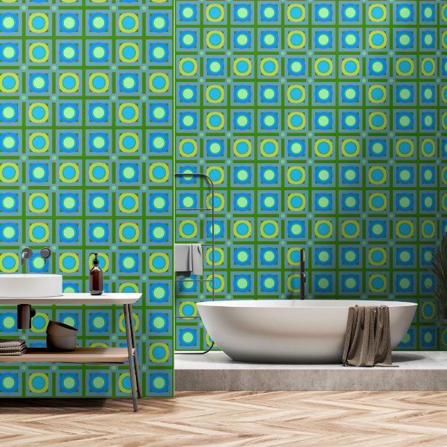 Spotty Hyacinth HT Wallpaper (Bathroom)