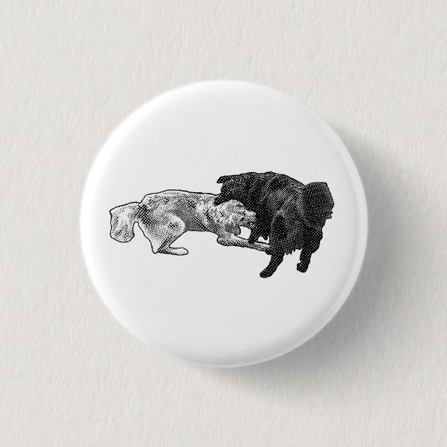 Spotty Joy, Comic Duo Pin (Front)