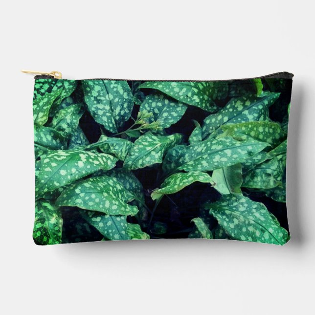 Spotty leaves accessory pouch (Front)