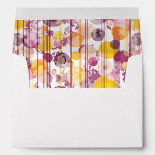 Spotty Striped White Pattern Envelope