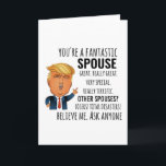 Spouse Best Gift Card<br><div class="desc">Apparel gifts for men,  women,  ladies,  adults,  boys,  girls,  couples,  mum,  dad,  aunt,  uncle,  him & her.Perfect for Birthdays,  Anniversaries,  School,  Graduations,  Holidays,  Christmas.</div>