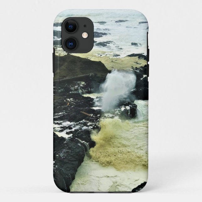 Spouting Horn, Cape Perpetua, Oregon Coast Case-Mate iPhone Case (Back)