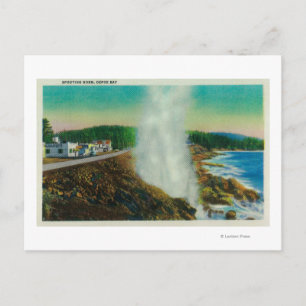 Spouting Horn in Depoe Bay, Oregon Postcard