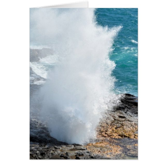 Spouting Horn in Kauai, Hawaii (Front)