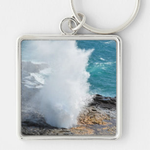 Spouting Horn in Kauai, Hawaii Key Ring