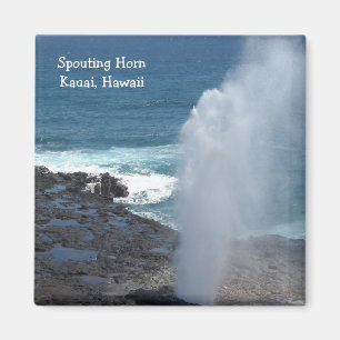 Spouting Horn in Kauai, Hawaii Magnet