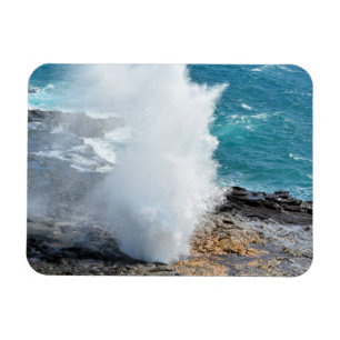 Spouting Horn in Kauai, Hawaii Magnet
