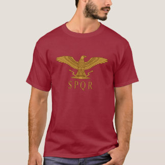 SPQR Eagle Gold Dark T-Shirt