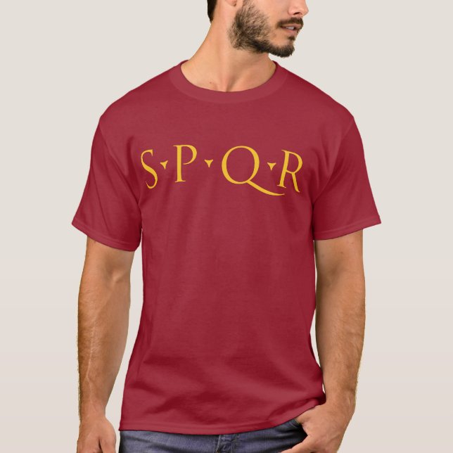 SPQR Front and Back Logo Shirt (Front)