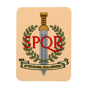 SPQR Gladius - Senatus Populusque Romanus Magnet
