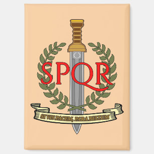 SPQR Gladius - Senatus Populusque Romanus Magnet