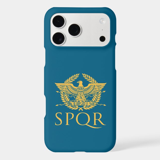 SPQR Roman Eagle Roman Empire iPhone Case  (Back)