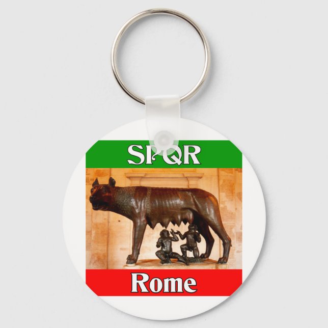 SPQR Rome Key Ring (Front)