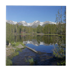 Sprague Lake II at Rocky Mountain National Park Ceramic Tile