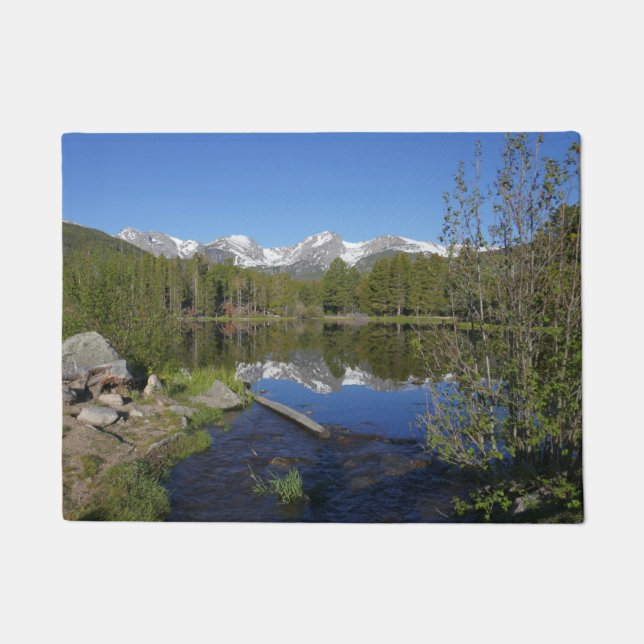 Sprague Lake II at Rocky Mountain National Park Doormat (Front)