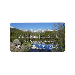 Sprague Lake II at Rocky Mountain National Park Label