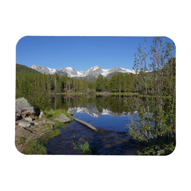 Sprague Lake II at Rocky Mountain National Park Magnet (Horizontal)