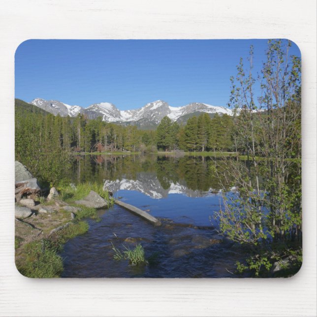 Sprague Lake II at Rocky Mountain National Park Mouse Pad (Front)