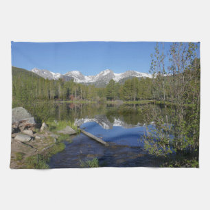 Sprague Lake II at Rocky Mountain National Park Tea Towel