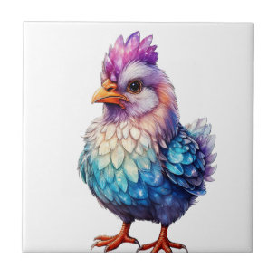 Sprakling Little Chicken Ceramic Tile