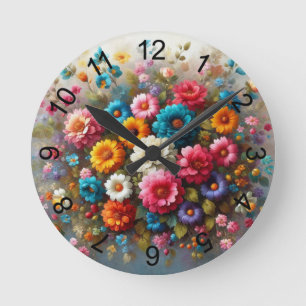 Spray 3 round clock