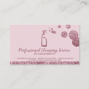 spray bubble business card