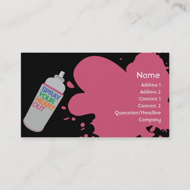 Spray - Business Card (Front)