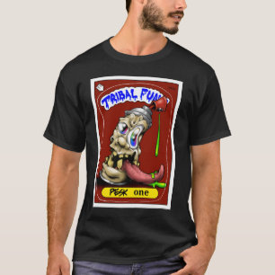 Spray Can character in a Garbage Pail Kid style T-Shirt